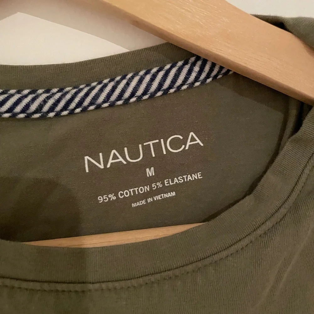 green, nautica, women’s, shirt - Picture 4 of 4